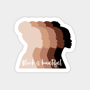 Beautiful black women Sticker